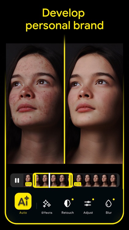 Reveal: Video Face Editor, Cam screenshot-3