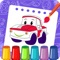 Cars coloring Pages is a game to train your imagination 