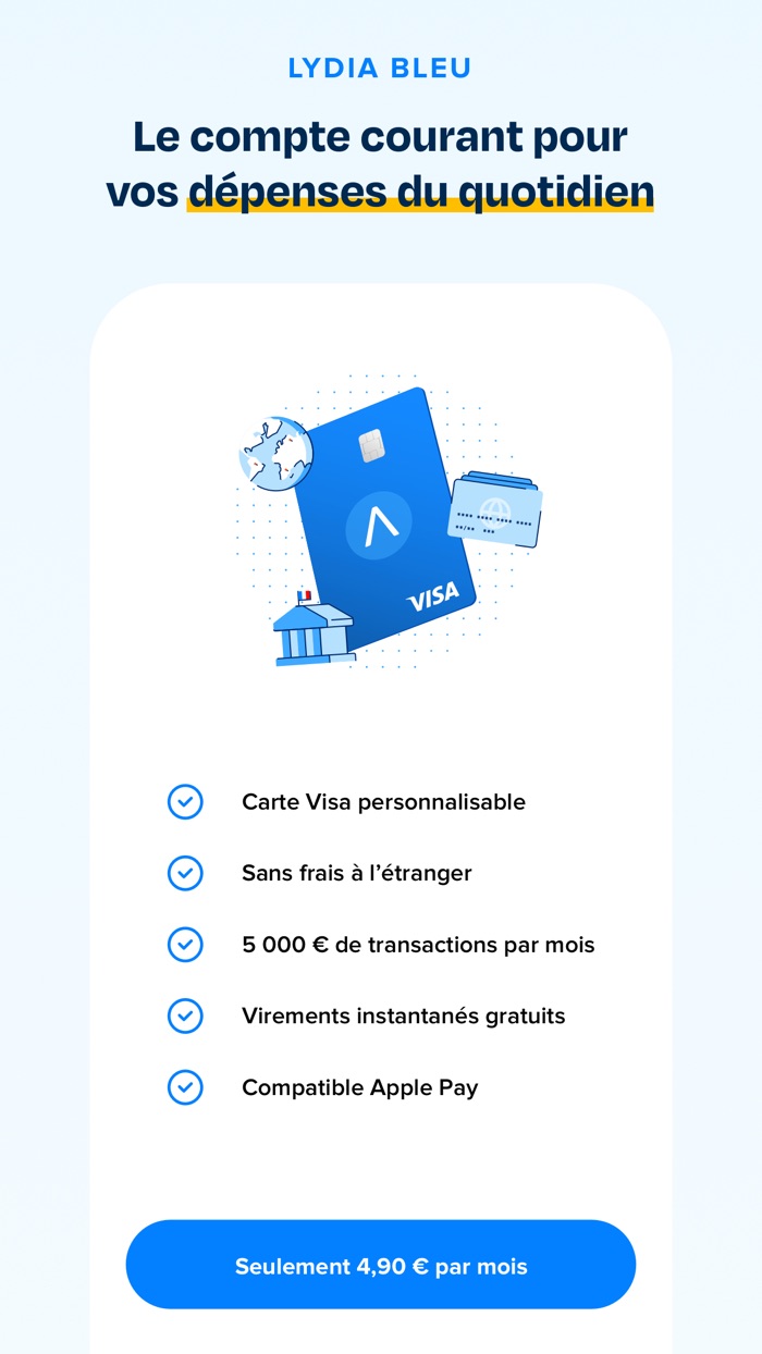 Lydia - Compte courant