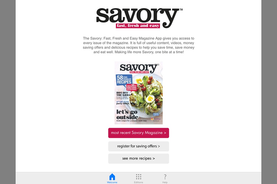 Savory Magazine by Stop & Shop screenshot 2