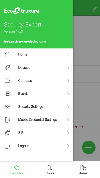 EcoStruxure Security Expert screenshot 2