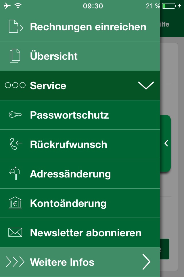 HanseMerkur RechnungsApp screenshot 4