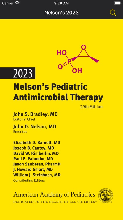 Nelson Pediatric Abx 2023