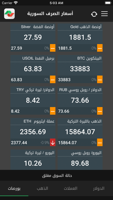 أسعار الصرف السوريةلقطة شاشة4