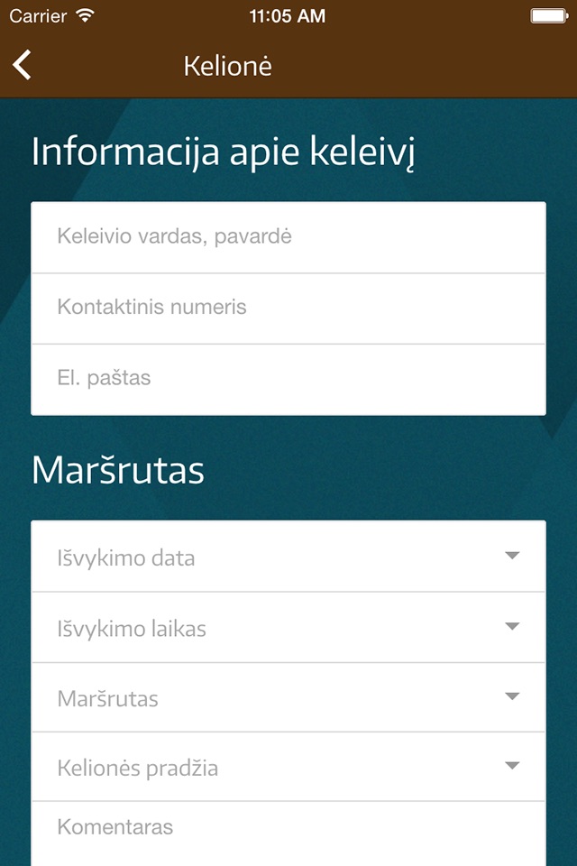 Oro uostų ekspresas:KeleivisLT screenshot 2