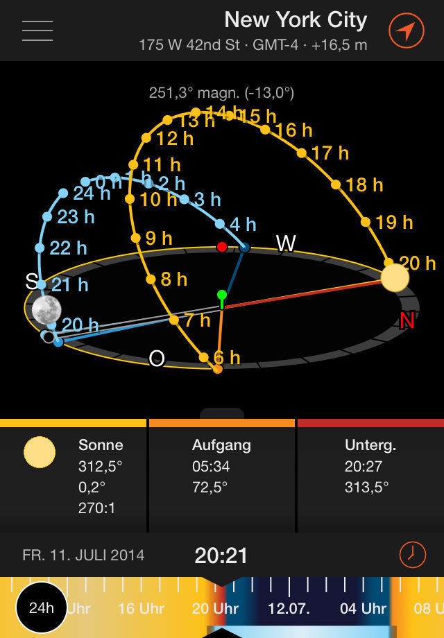 Sun Surveyor (Sun & Moon) screenshot 3