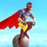 Superhero Flying City Rescue