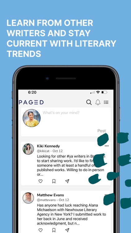 Paged: A Community for Writers screenshot-4
