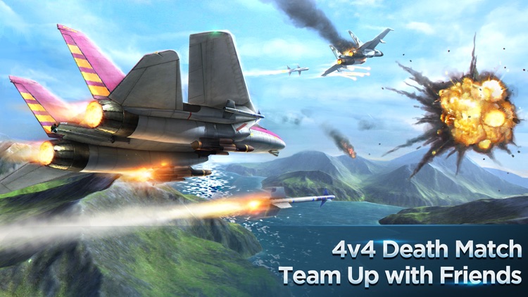 Air Combat OL: Team Match screenshot-4