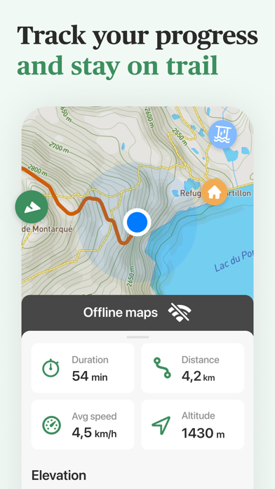 Hika - Hiking trails and maps screenshot 3