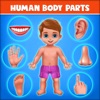 Human Body Parts Play to Learn