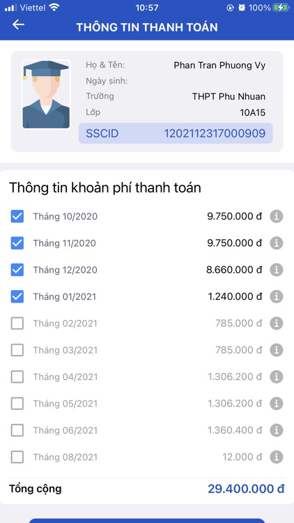 Học phí - SSC screenshot-4