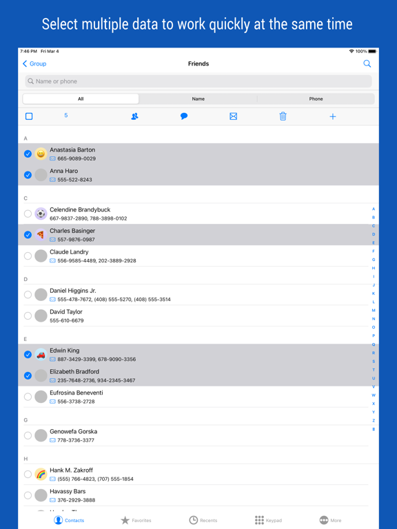 iContacts+: Contacts Group Kit screenshot 2