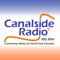 Listen to Canalside Radio Live, or message the studio