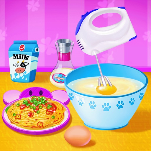 Cooking Pasta in Kitchen Icon