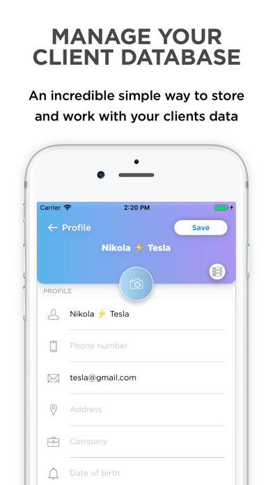 Clients — your client database screenshot 2