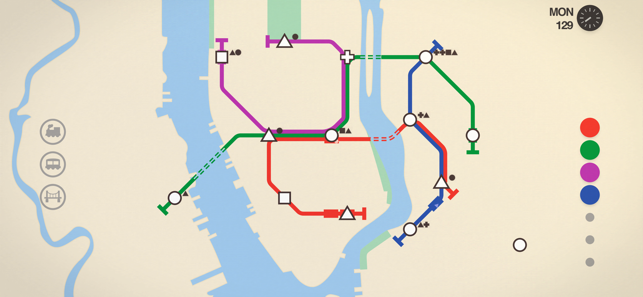 ‎Mini Metro+ Screenshot