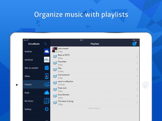 CloudBeats Offline Music Ipad images