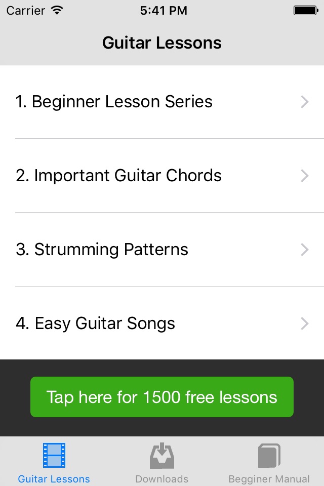 Beginner Guitar Songs screenshot 2