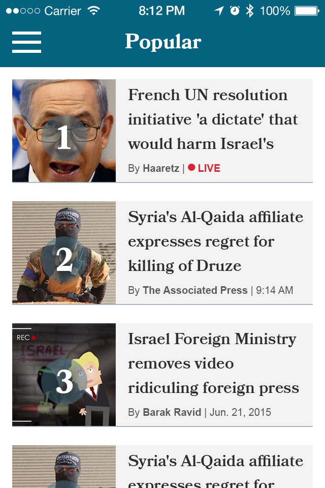 Haaretz English Edition screenshot 4