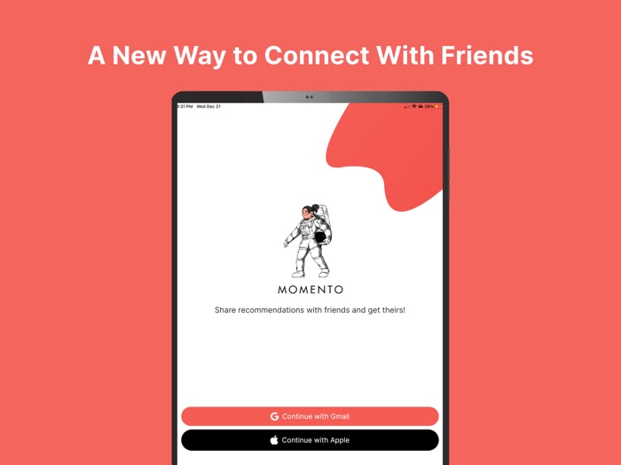 Momento  Give  Take Recs