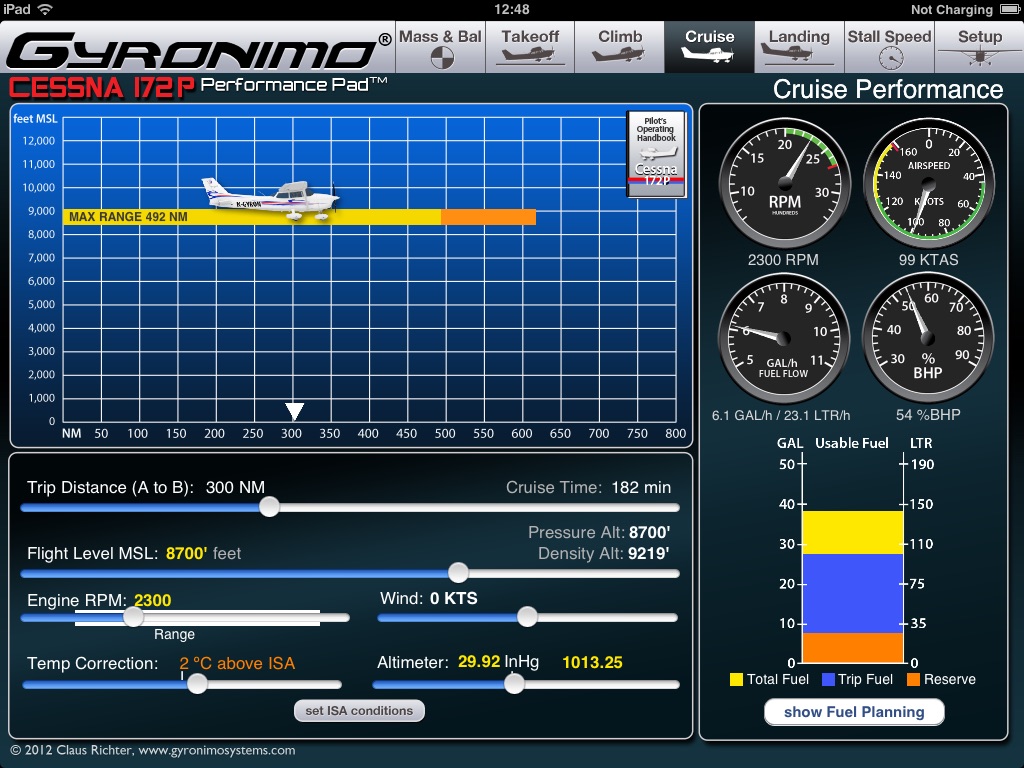 C172P Performance Pad screenshot 4