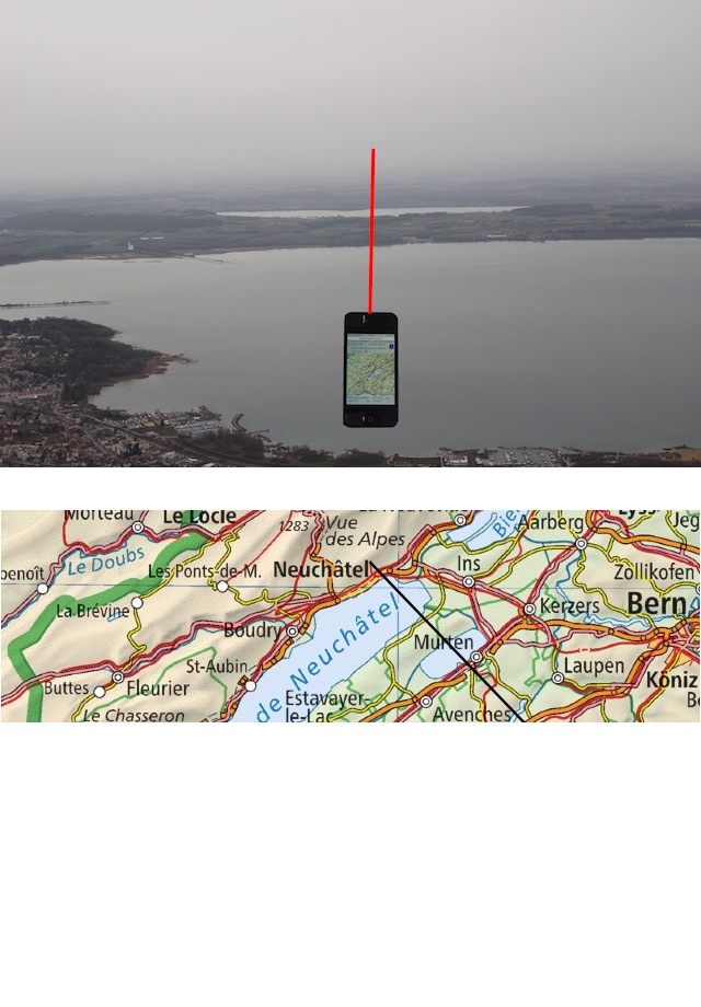 Swiss Map Compass screenshot 3