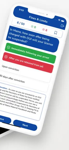 Game screenshot Maine DMV Permit Test apk