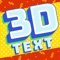 Icon 3D Font Art Animation Maker