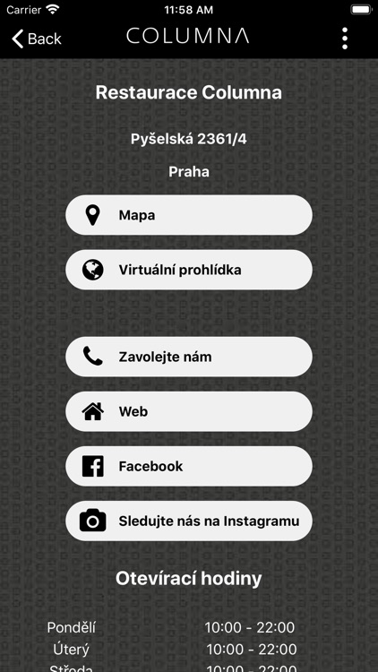 Restaurace COLUMNA screenshot-5