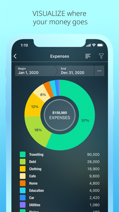 Money Pro: Personal Finance AR iphone images