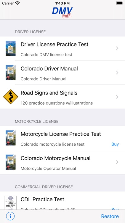 Colorado Driver License Practice Test