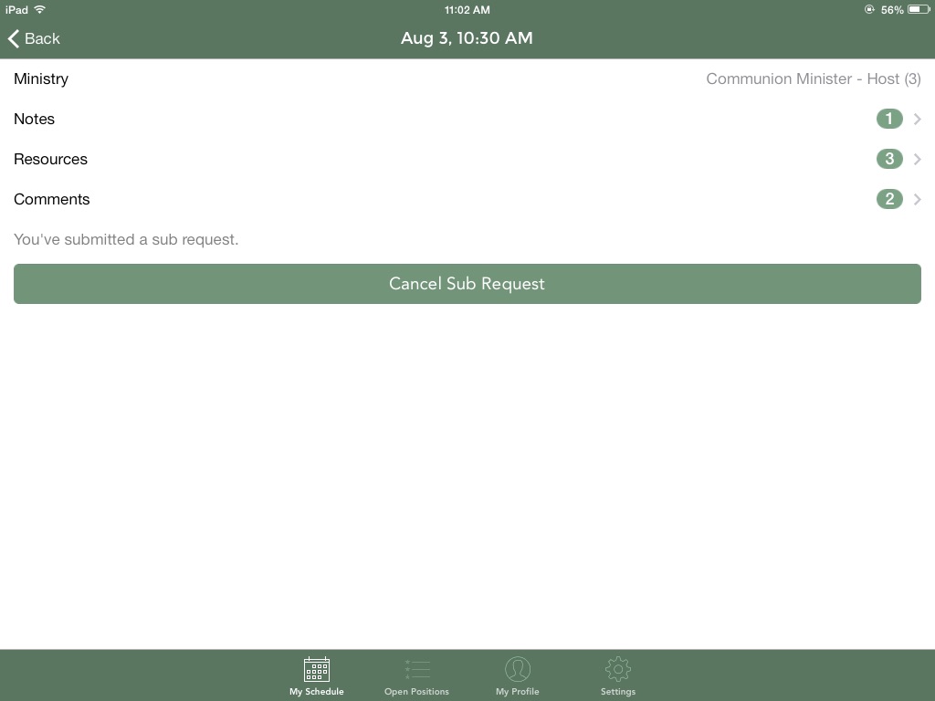 Ministry Scheduler Pro screenshot 2