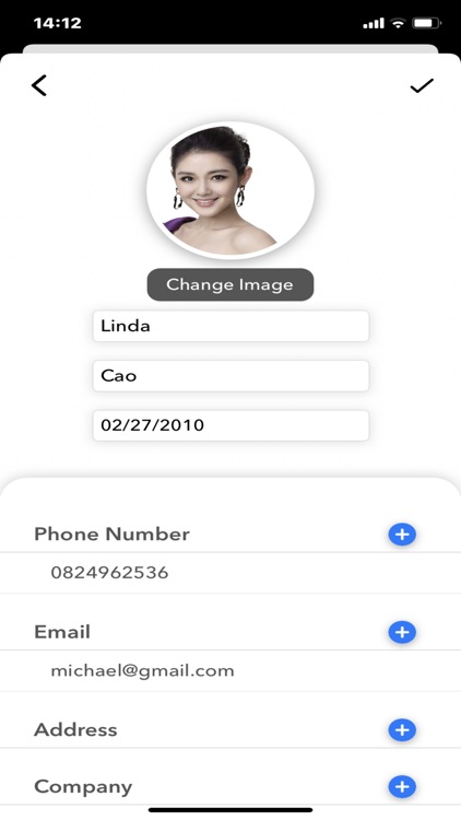 Contact App for Gmail