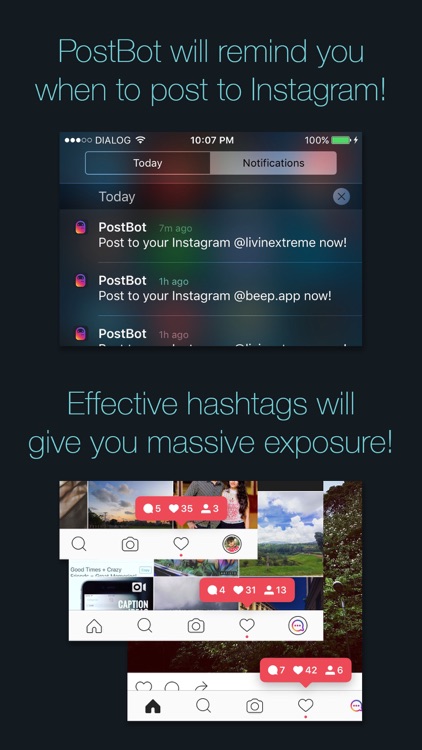 PostBot 3 for Instagram- Best time to post & tags screenshot-4