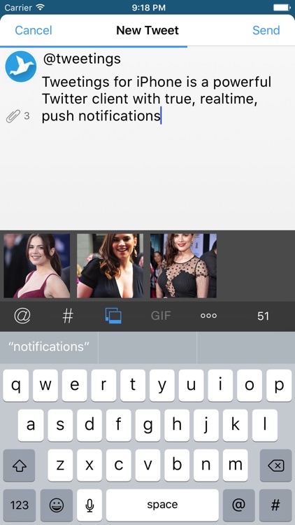 Tweetings - Twitter Client for iPhone screenshot-3