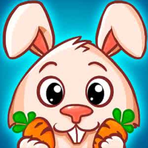 小兔吃萝卜