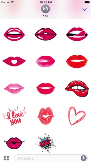 Naughty Kiss Sticker App(圖3)-速報App