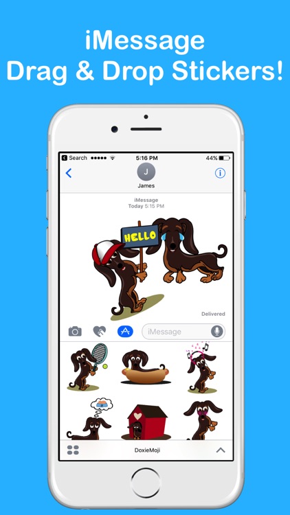 DoxieMoji - Dachshund Love Weinermoji & Stickers