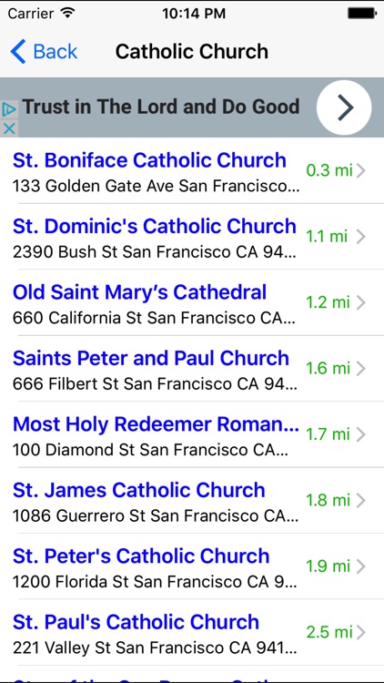 Church Finder: Find & Locate Nearby Churches