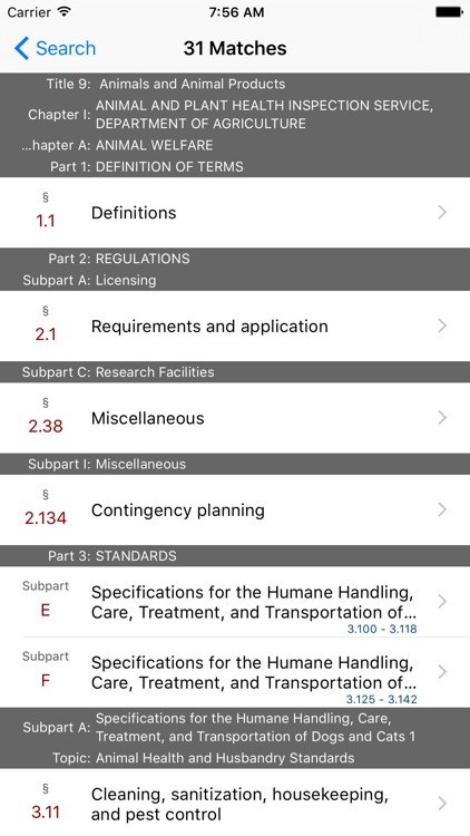 9 CFR - Animals and Animal Products (LawStack Ser) screenshot-4