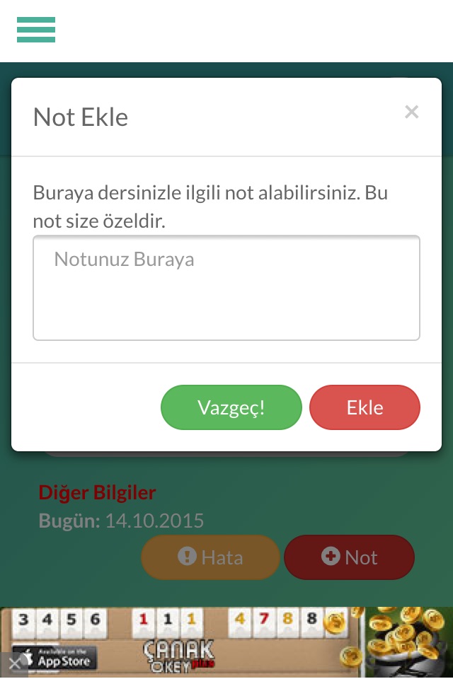 Sınıf Defterim screenshot 4