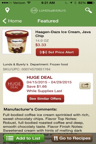 Lunds and Byerlys screenshot 3