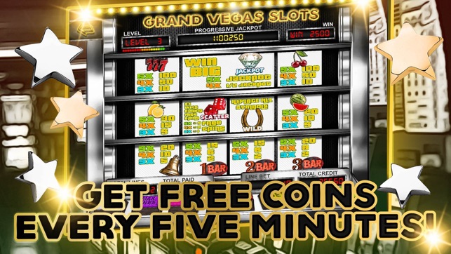 Grand Vegas Slots Machine - Classic Five Reel(圖4)-速報App