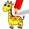 Giraffe Coloring Drawing Book Games Free