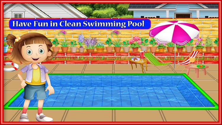 Emma Home Swimming Pool: Repair and Cleanup Game screenshot-4