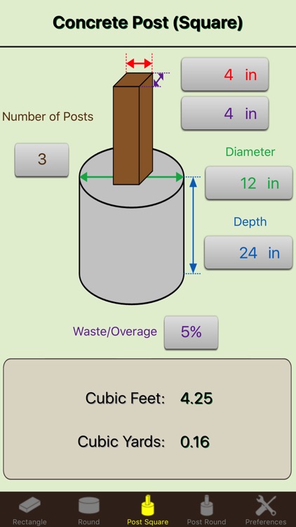 Concrete Calc Elite - Cement Calculator Masonry