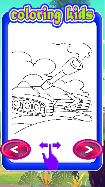 Monster Tank Coloring Pages Drawing Games