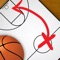 InfiniteHoops Whiteboard is a basketball whiteboard app for illustrating game plays