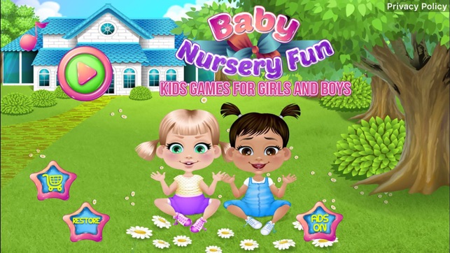 Baby Nursery Fun - Kids Games for Girls 